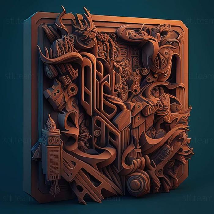 3D model Urban Chaos game (STL)